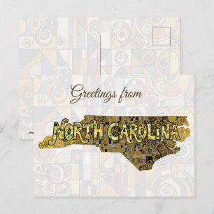 Postal Saludos desde Carolina del Norte