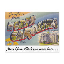 Saludos desde Carolina del Norte