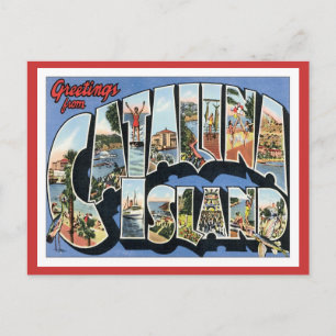 Postal Saludos desde Catalina Island California