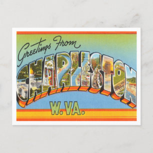 Postal Saludos desde Charleston, West Virginia Travel