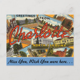 Postal Saludos desde Charlotte