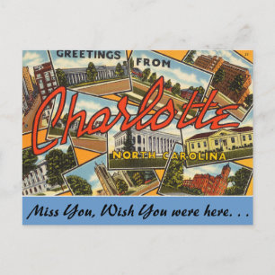 Postal Saludos desde Charlotte
