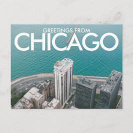 Postal Saludos desde Chicago Postcard