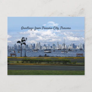 Postal Saludos desde Ciudad de Panamá, Panamá (personaliz