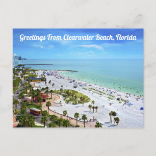 Postal Saludos desde Clearwater Beach, Florida Postcard