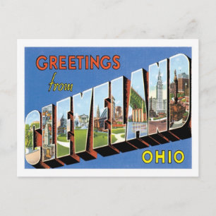 Postal Saludos desde Cleveland Ohio US City