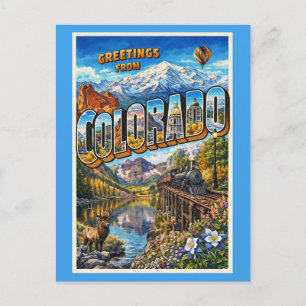 Postal Saludos desde Colorado