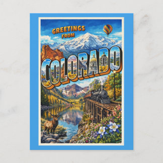 Postal Saludos desde Colorado