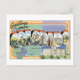 Postal Saludos desde Colorado