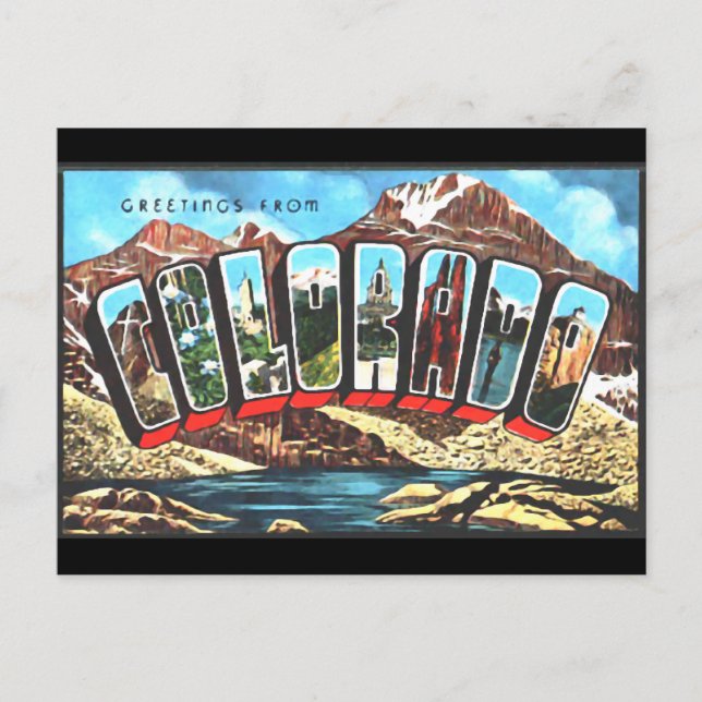 Postal Saludos desde Colordao (Anverso)