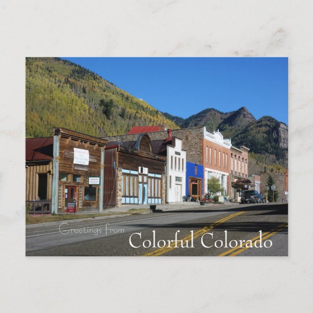 Postal Saludos desde Colorful Rico Colorado (Anverso)