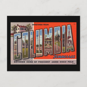 Postal Saludos desde Columbia