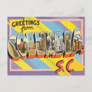 Postal Saludos desde Columbia, Carolina del Sur Viajes