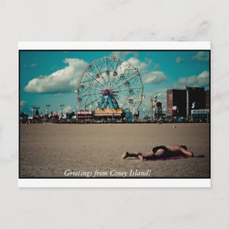 Postal ¡Saludos desde Coney Island!