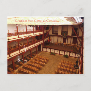 Postal Saludos desde Corral de Comedias!