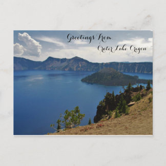 Postal Saludos desde Crater Lake