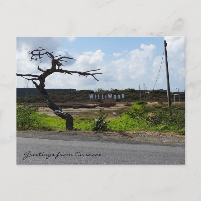 Postal Saludos desde Curaçao (personalizable) (Anverso)