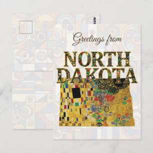 Postal Saludos desde Dakota del Norte