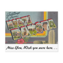 Saludos desde Dakota del Norte