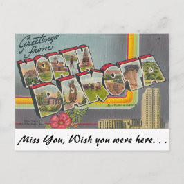 Postal Saludos desde Dakota del Norte