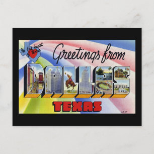 Postal Saludos desde Dallas Texas
