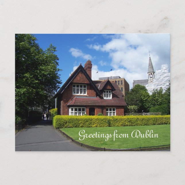 Postal Saludos desde Dublín (Anverso)