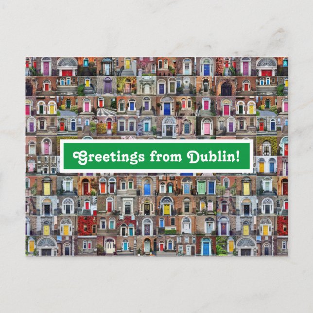 Postal Saludos desde Dublin Postcard (Anverso)