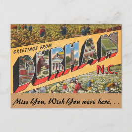 Postal Saludos desde Durham