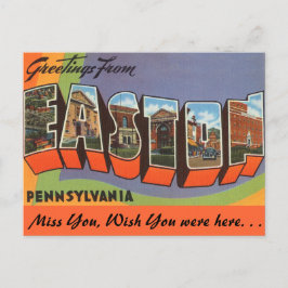 Postal Saludos desde Easton