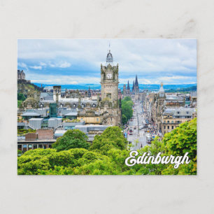 Postal Saludos Desde Edimburgo, Escocia, Reino Unido