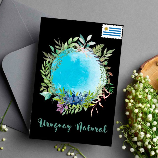 Postal Saludos desde el azul natural de Uruguay (Subido por el creador)