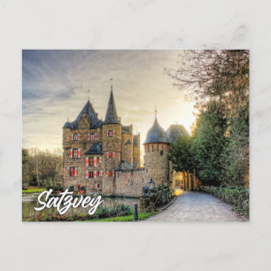Postal Saludos desde el castillo de Satzvey, Alemania