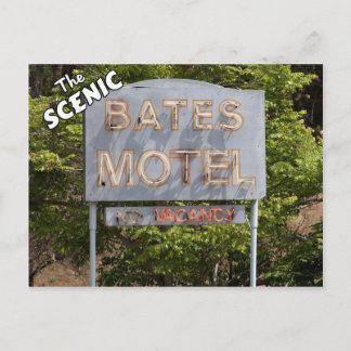 Postal Saludos Desde El Escenario Motel Bates