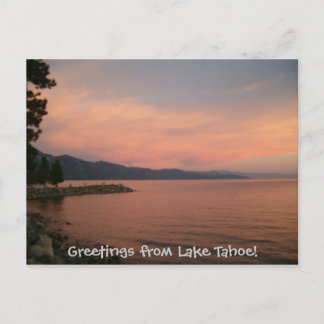 Postal ¡Saludos desde el lago Tahoe!