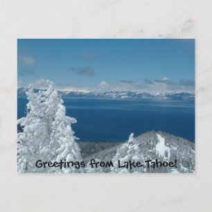 Postal ¡Saludos desde el lago Tahoe!