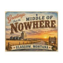 Saludos desde el medio de la nada Glasgow Mt.