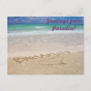 Postal Saludos desde el paraíso