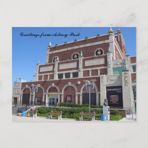 Postal Saludos desde el Parque Asbury, NJ - Teatro Paramo