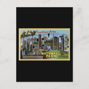 Postal Saludos desde el Parque Nacional Yosemite