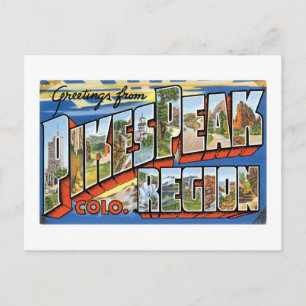 Postal ¡Saludos desde el Pico de los Cerdos, CO!