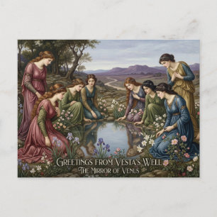 Postal Saludos desde el Pozo de Vesta, Espejo de Venus 