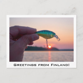 Postal Saludos desde el recuerdo de Finlandia