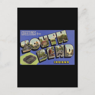 Postal Saludos desde el sur de Bend Indiana