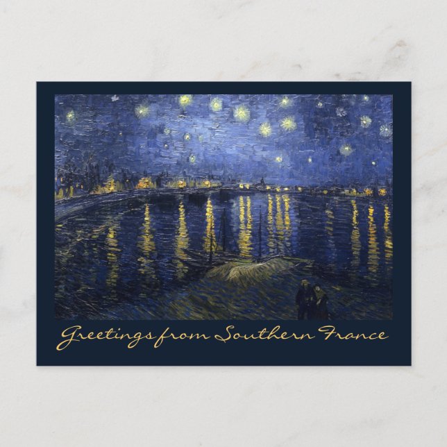 Postal Saludos desde el sur de Francia (Anverso)