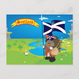 Postal Saludos desde Escocia