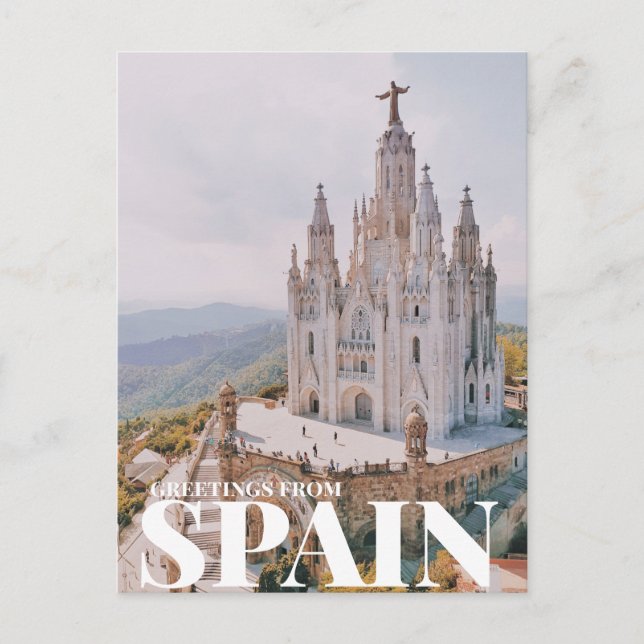 Postal Saludos desde españa (Anverso)