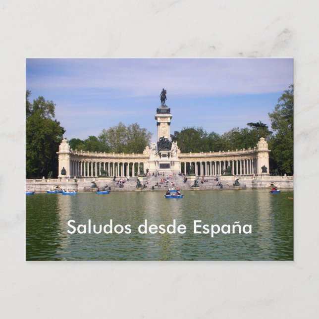 Postal Saludos desde España 3 (Anverso)