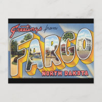 Saludos desde Fargo North Dakota_Vintage Travel