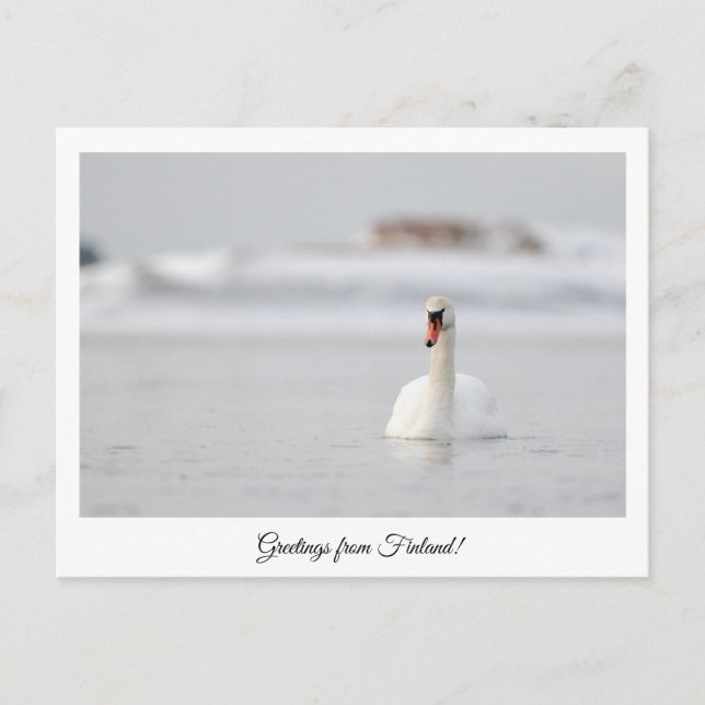 Postal ¡Saludos desde Finlandia! (Anverso)