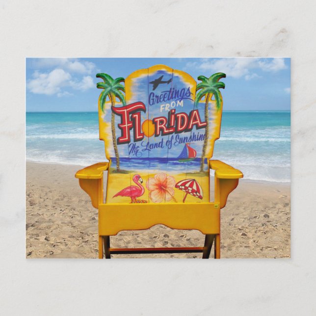 Postal Saludos desde Florida (Anverso)